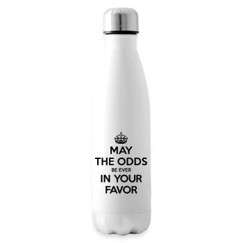 May the odds be ever in your favor (Keep Calm) - Insulated Water Bottle - white - Right