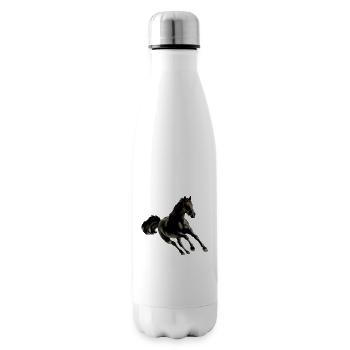 cheval - Bouteille isotherme - blanc - Droite