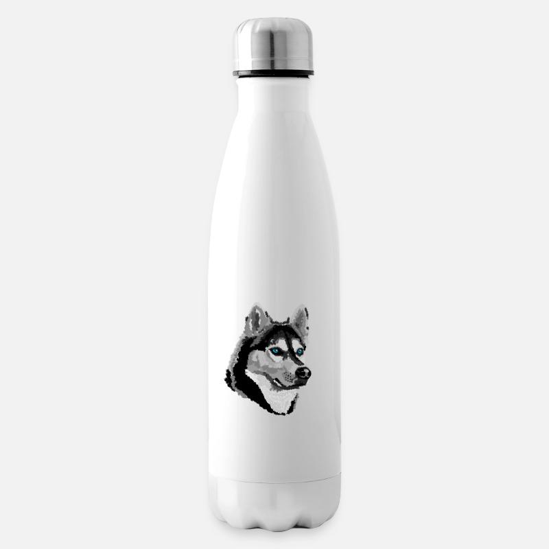 Husky - Isolierflasche - Weiß