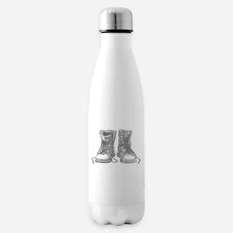 Schuhe - Isolierflasche - Weiß