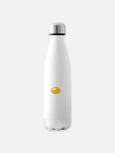 Spiegelei - Isolierflasche - Weiß