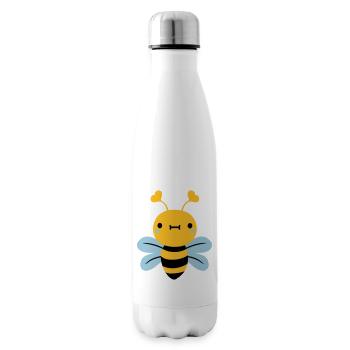 nette kleine biene hornisse wespe - Isolierflasche - Weiß - Rechts