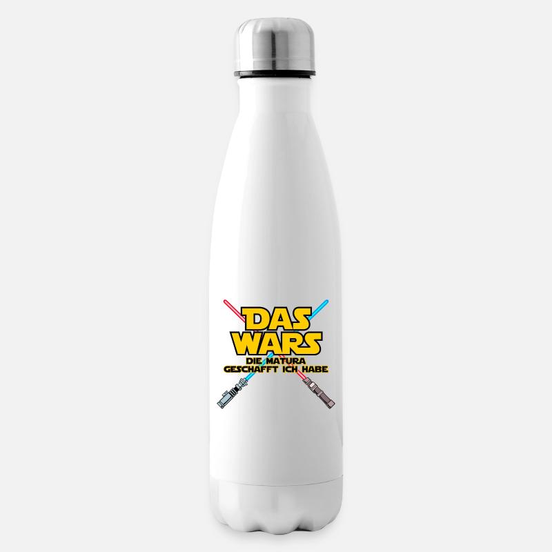 Das Wars Spruch Matura Geschafft Schulabschluss - Isolierflasche - Weiß