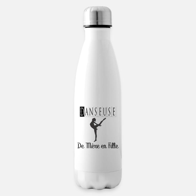 Danseuse de Mère en Fille Danse - Bouteille isotherme - blanc