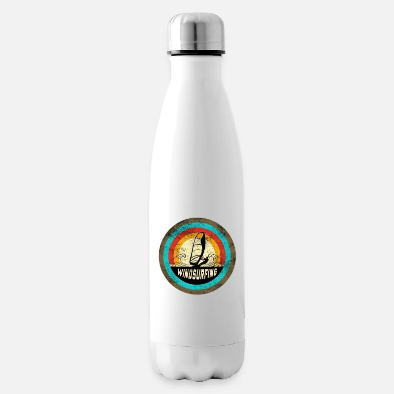 Windsurfing Design - Isolierflasche - Weiß