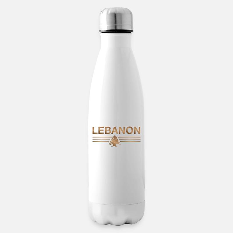 Libanon Beirut Libanese Libanesin Libanesisch LBN - Isolierflasche - Weiß