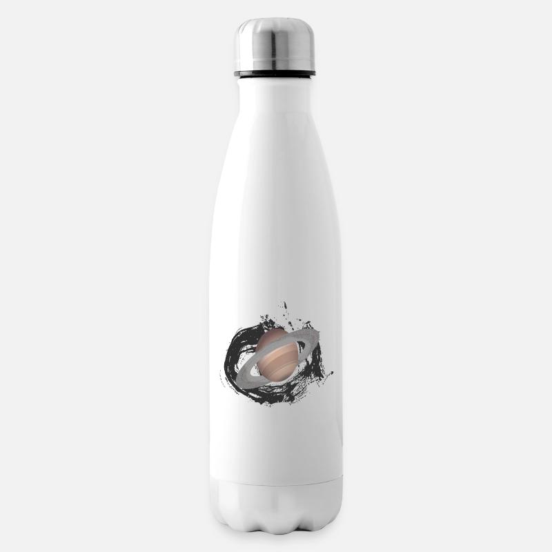 planet Saturn, Planeten, außerirdisch - Isolierflasche - Weiß