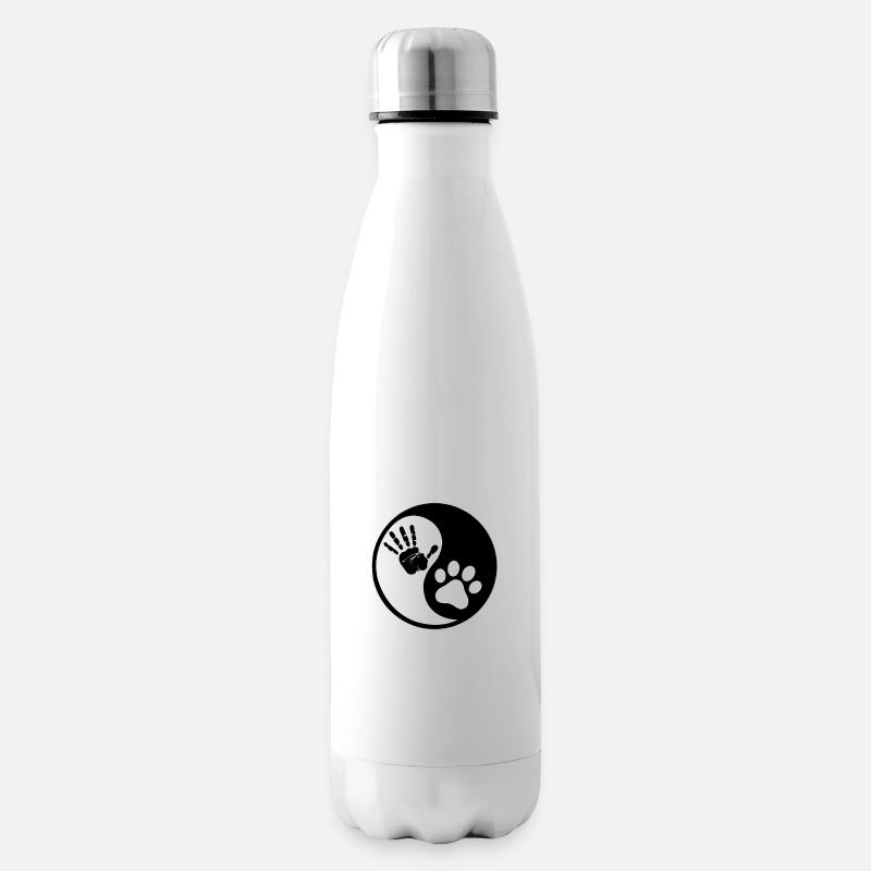 Empreintes - Bouteille isotherme - blanc