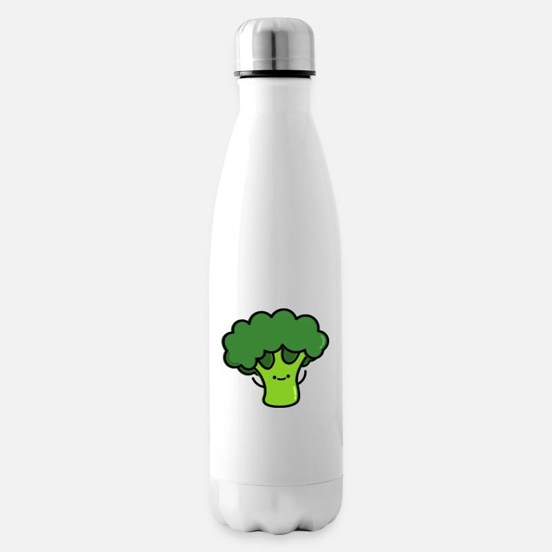 Süßer Brokkoli - Isolierflasche - Weiß
