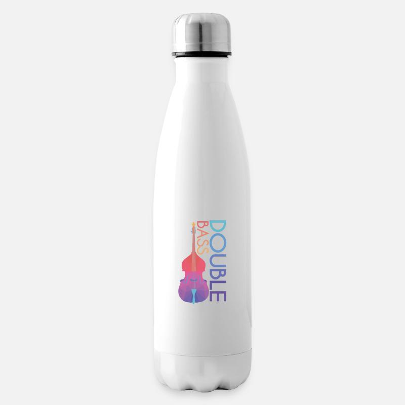 Kontrabass - Isolierflasche - Weiß
