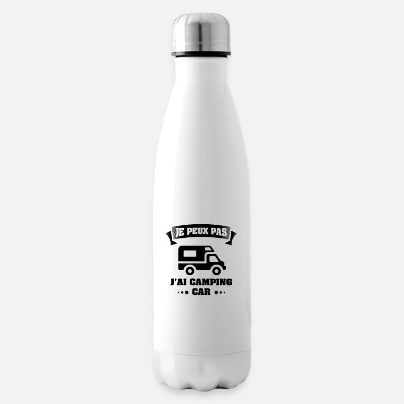 JE PEUX PAS J'AI CAMPING CAR - Bouteille isotherme - blanc