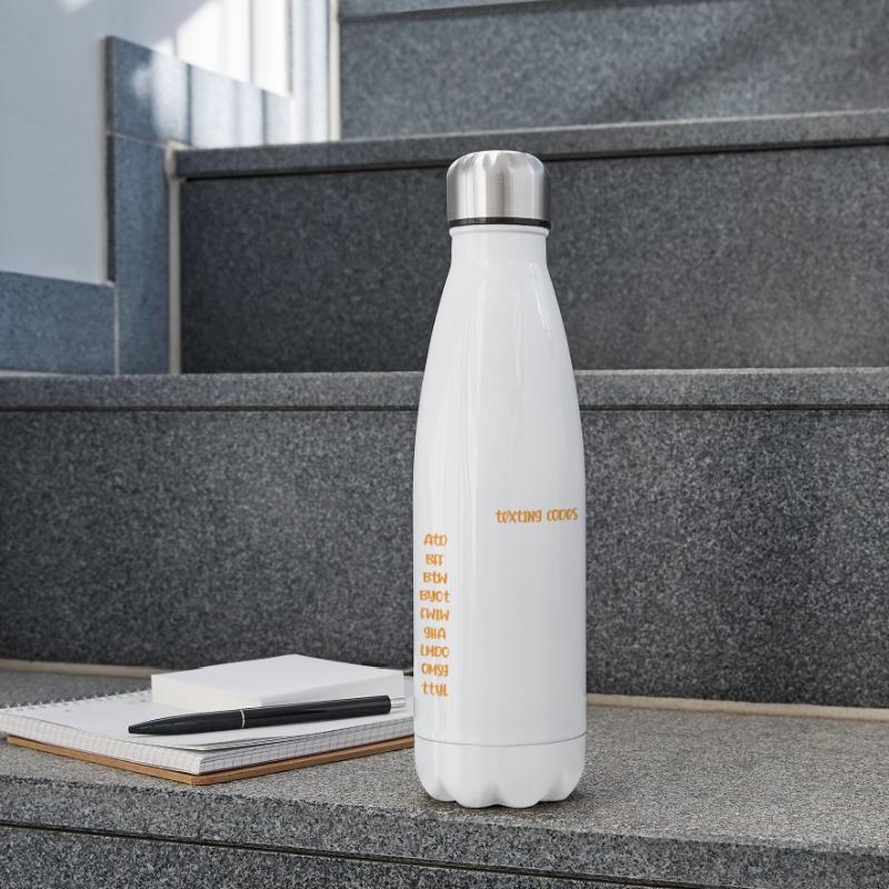 Text-Codes Senior Citizen oder Eldery Person Gesch Isolierflasche
