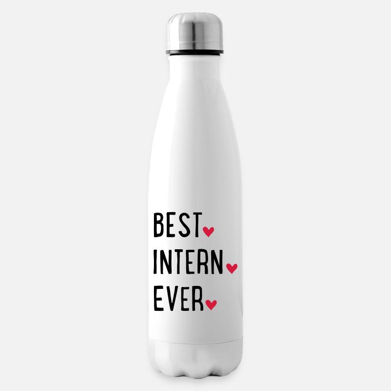 Intern - Insulated Water Bottle - white