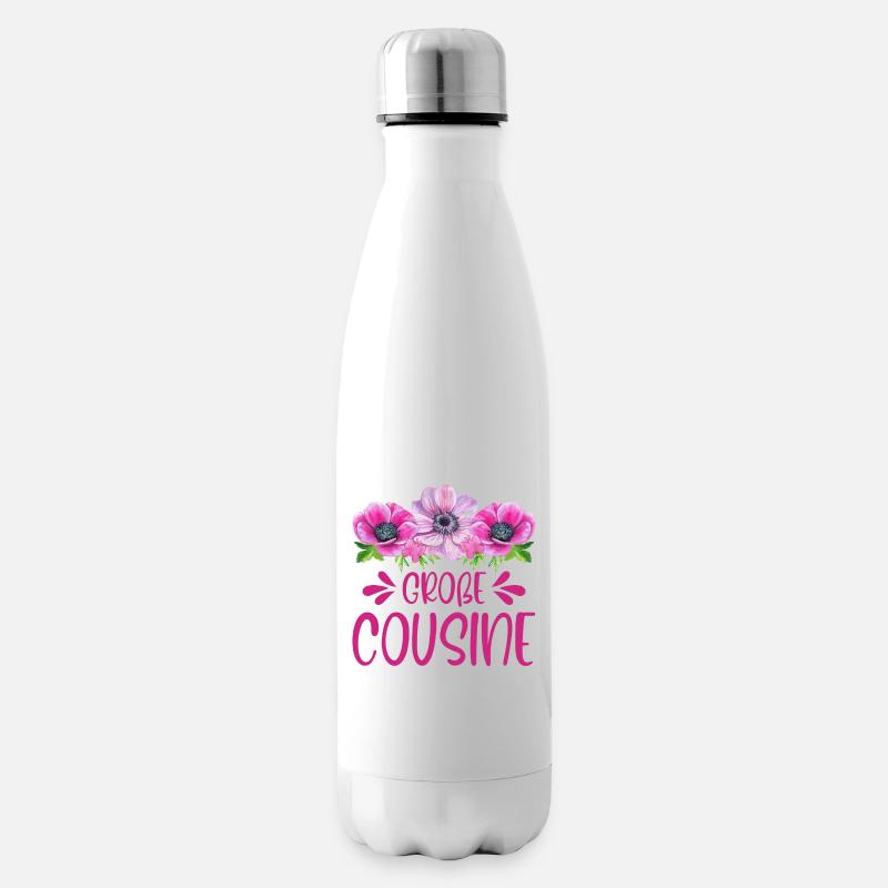 Große Cousine - Isolierflasche - Weiß