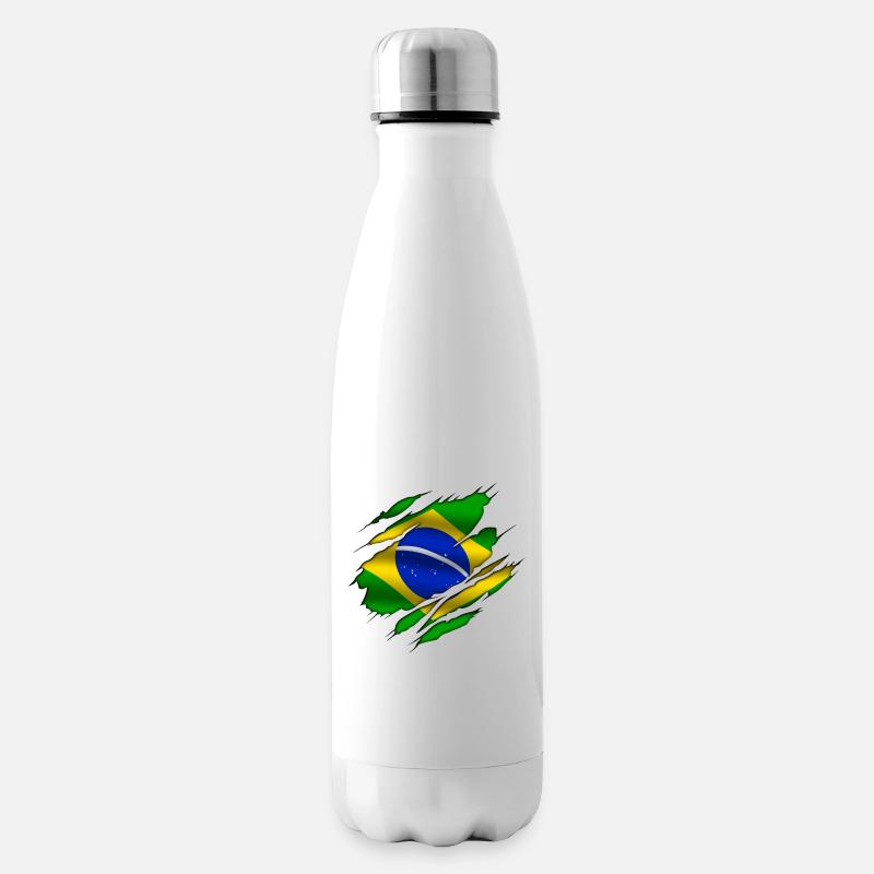 Brésil - Brésil - Bouteille isotherme - blanc