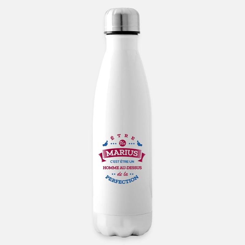 MARIUS PARFAIT - NOM MARIUS - Bouteille isotherme - blanc