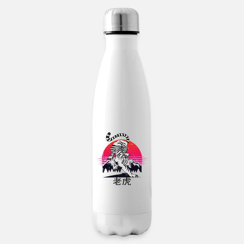 Tigre blanc chinois - Bouteille isotherme - blanc