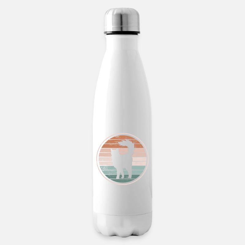 Katze Katzen - Isolierflasche - Weiß