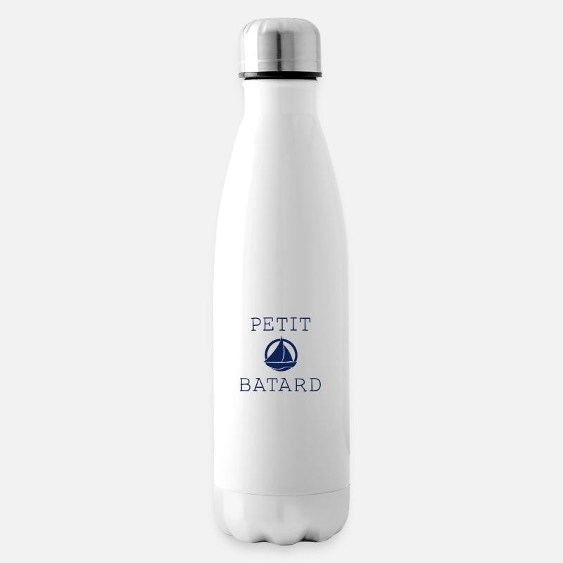 Petit batard logo - Bouteille isotherme - blanc