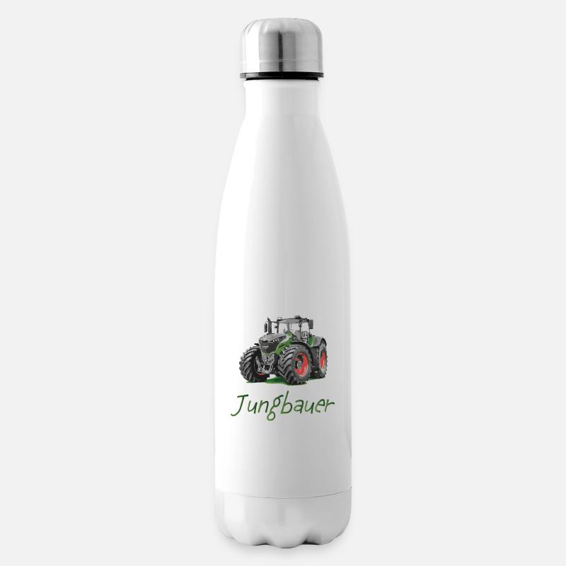 Jungbauer - Isolierflasche - Weiß