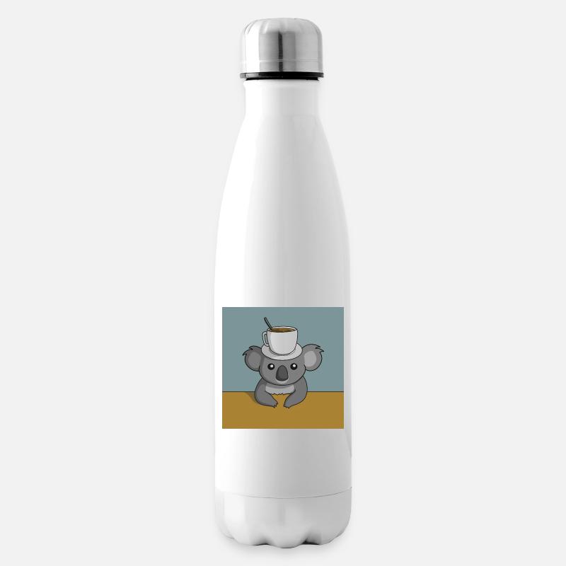 Koala Kaffeepause - Isolierflasche - Weiß