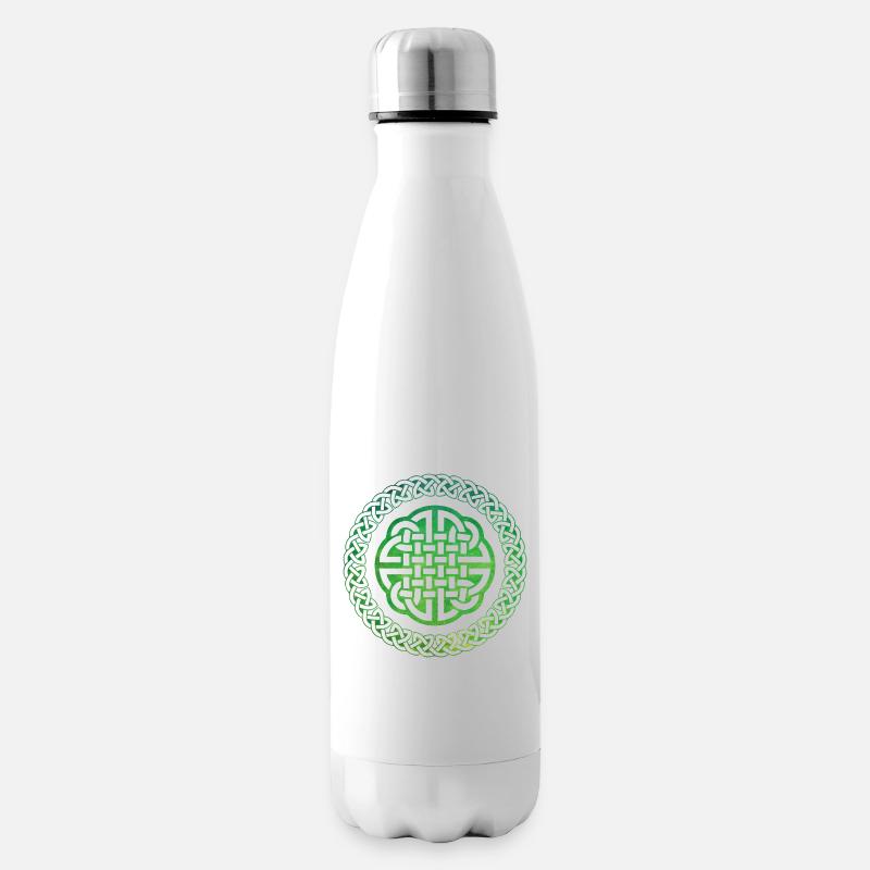 Celtic Knot - Insulated Water Bottle - white