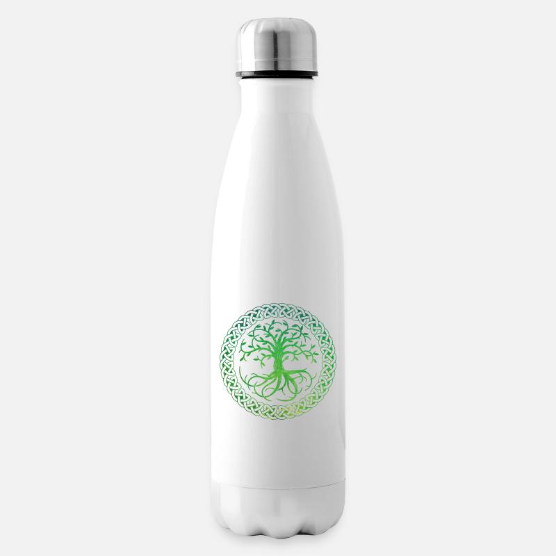 Celtic Tree of Life - Isolierflasche - Weiß
