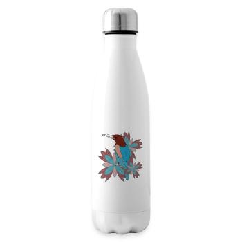 Mandala Vogel - Isolierflasche - Weiß - Rechts
