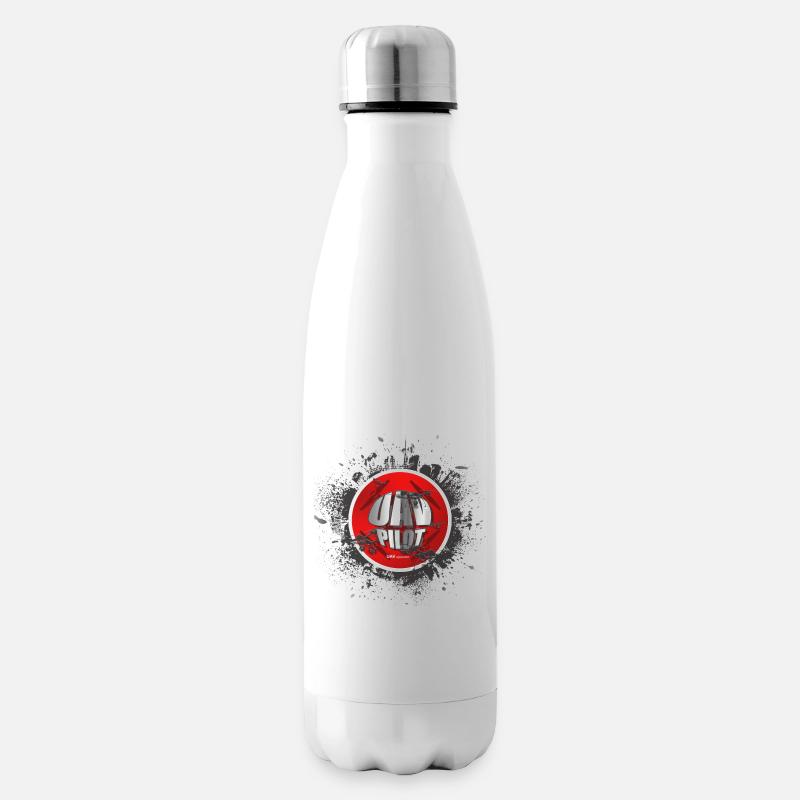 Drohnen-Pilot - Isolierflasche - Weiß