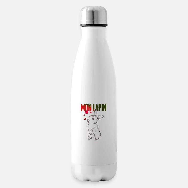Mon lapin - Bouteille isotherme - blanc