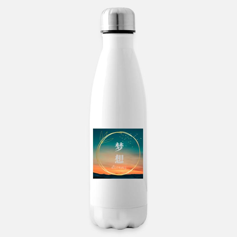 Dreams Sunset - Insulated Water Bottle - white
