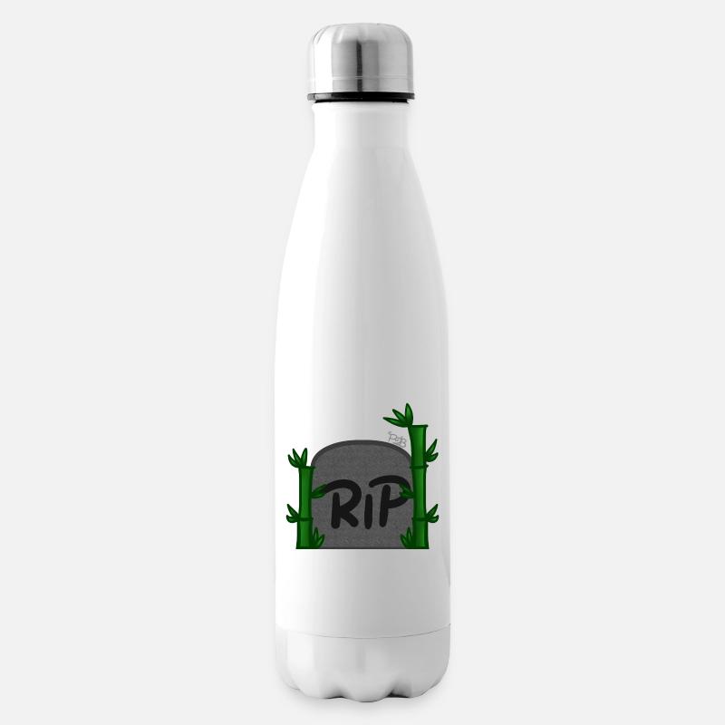 Rip! By Pousse2Bambou ! - Insulated Water Bottle - white