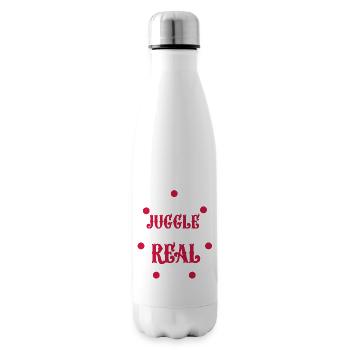 Circus Carnival Juggling - Clown Lovers The Juggle - Insulated Water Bottle - white - Right