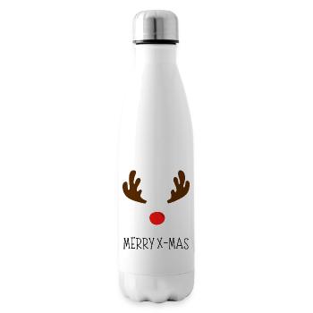 MERRY X-MAS - Insulated Water Bottle - white - Right