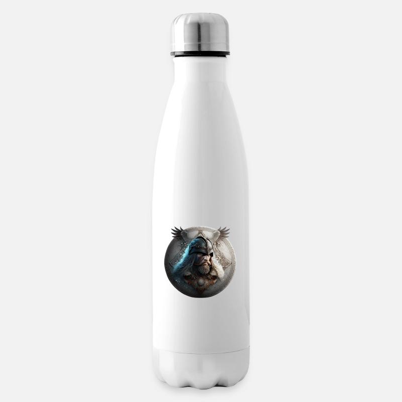 Wikinger - Isolierflasche - Weiß