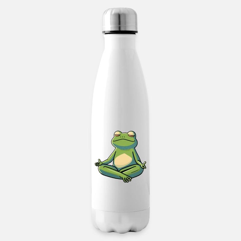 Grenouille douce - Bouteille isotherme - blanc