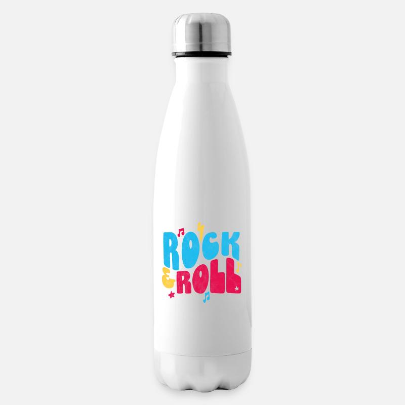 Couleur rock and roll - Bouteille isotherme - blanc