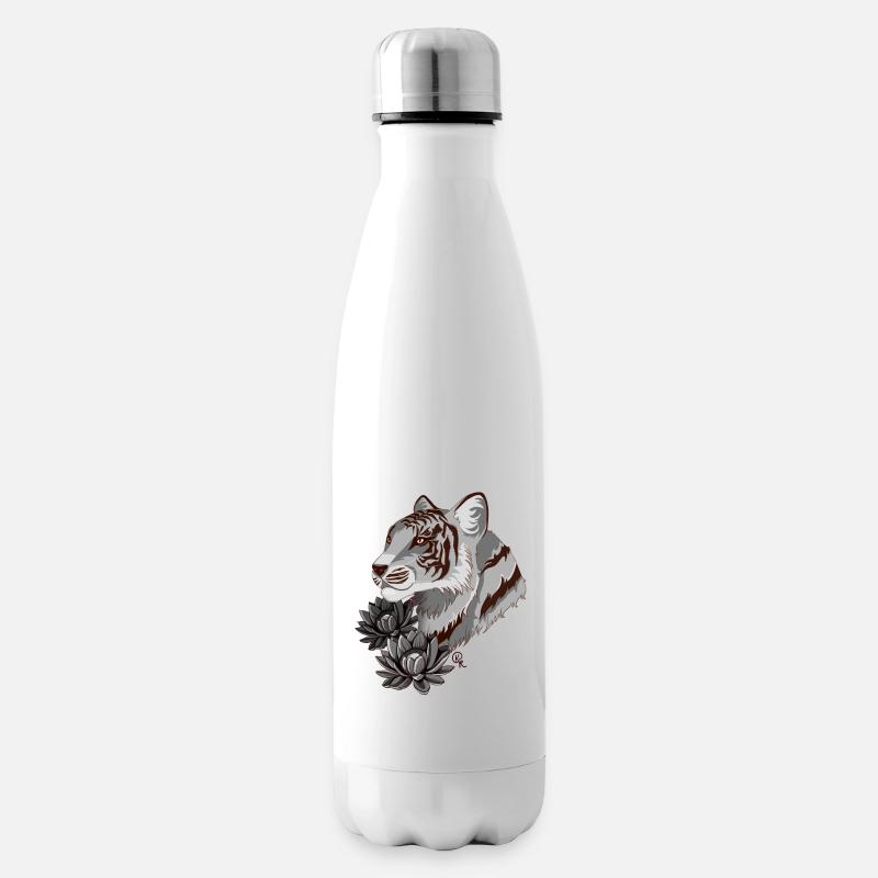 Tiger - Isolierflasche - Weiß