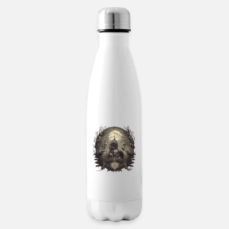 Gothic - Isolierflasche - Weiß