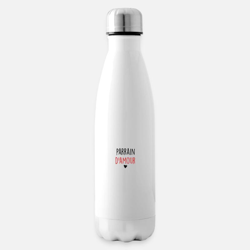 parrain2 - Bouteille isotherme - blanc