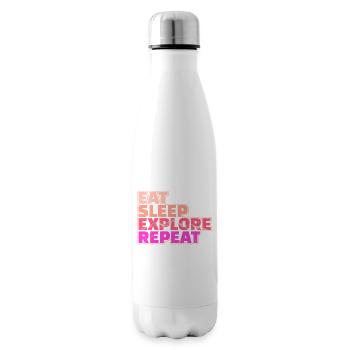 Déclaration de randonnée alpiniste - Bouteille isotherme - blanc - Droite