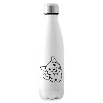 Hund Dog - Isolierflasche - Weiß - Rechts