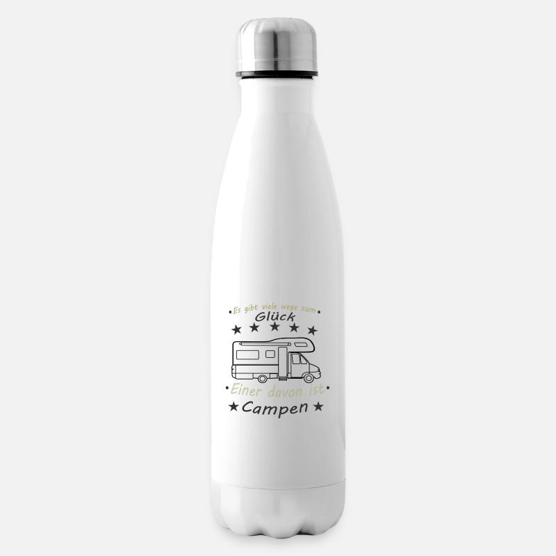 Camper design - Isolierflasche - Weiß