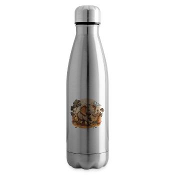 Puissance sauvage - Bouteille isotherme - argent clair - Droite