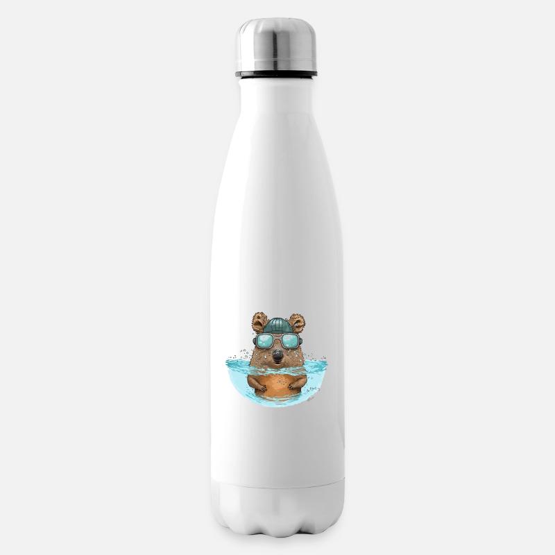 Quokka Polo - Isolierflasche - Weiß