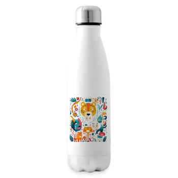 Dschungel - Isolierflasche - Weiß - Rechts
