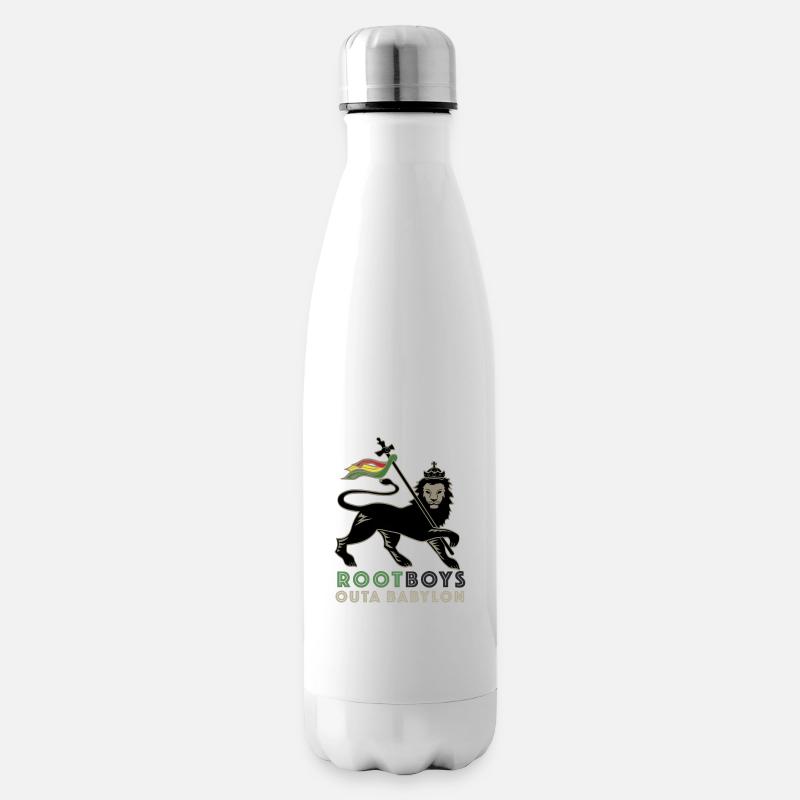 RootBoys outa Babylon - Insulated Water Bottle - white