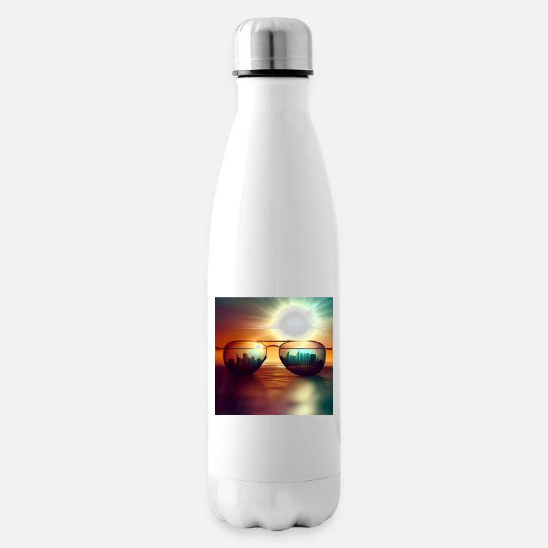 Skyline - Isolierflasche - Weiß