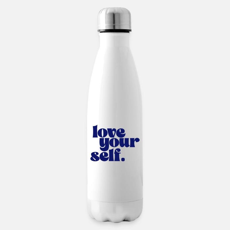 Love your self - Bouteille isotherme - blanc