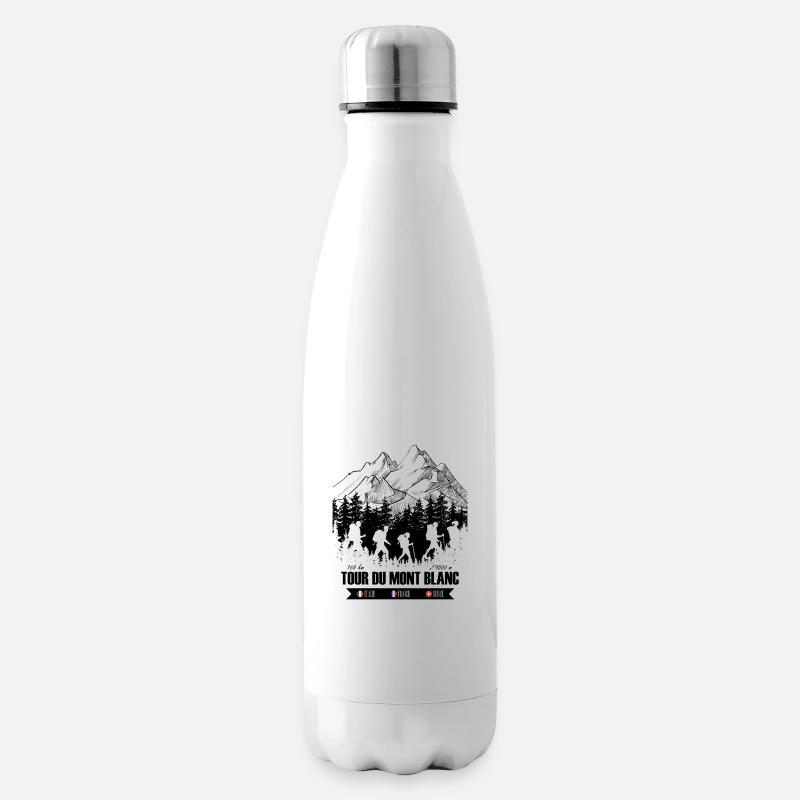 Tour du Mont Blanc - Isolierflasche - Weiß